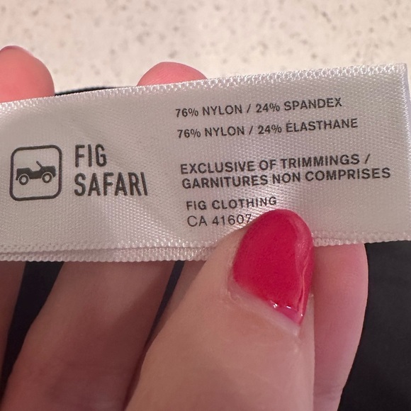 Fig Clothing Women's Navy Blue Del Shorts Size 6 Active Work Out Gym Hiking NWT - Picture 7 of 8